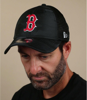 Trucker schwarz B rot Trucker Seasonal The League 940 Boston